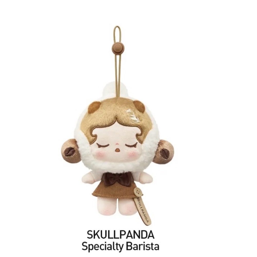 Skullpanda Coffee Factory Series Plush Pendant